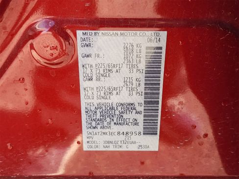 Used 2014 Nissan Rogue SV w/ SV Premium Package image 31