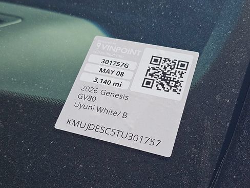 Certified 2026 Genesis GV80 3.5T Prestige AWD/4WD image 25