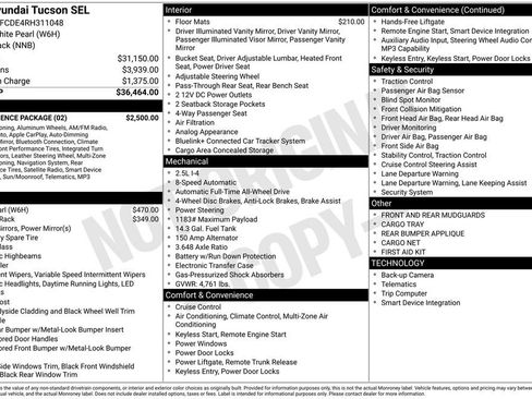 Used 2024 Hyundai Tucson SEL w/ Convenience Package AWD/4WD image 14