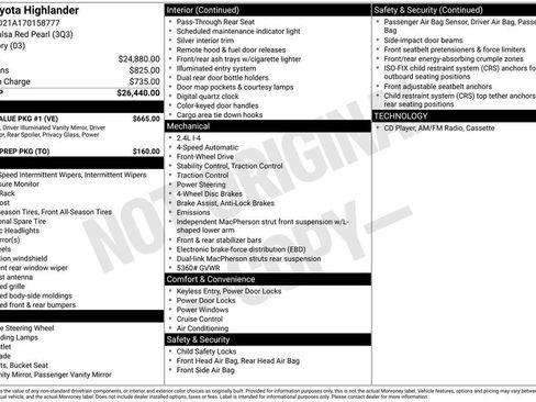 Used 2007 Toyota Highlander 2WD w/ Extra Vlaue Pkg #1 image 3