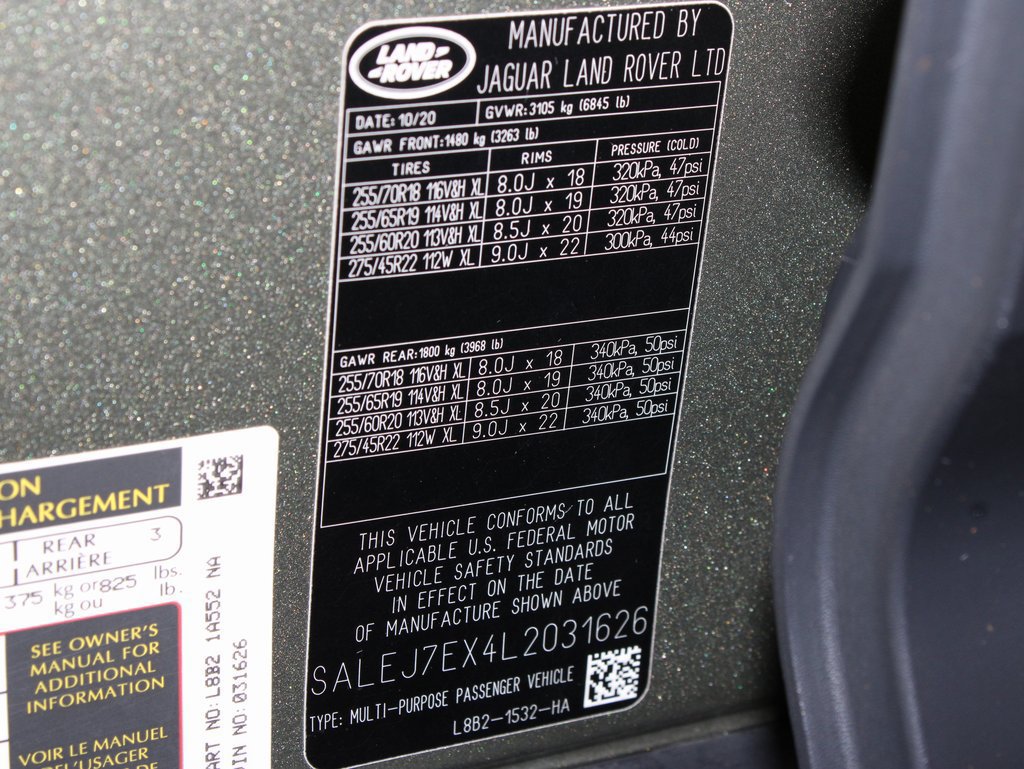 Used 2020 Land Rover Defender 110 S AWD/4WD image 70