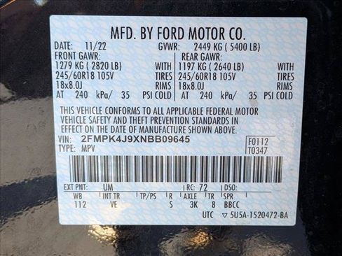 Used 2022 Ford Edge SEL w/ Convenience Package AWD/4WD image 22