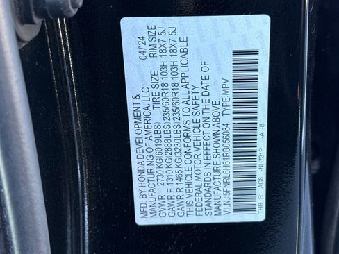 Used 2024 Honda Odyssey EX-L image 42