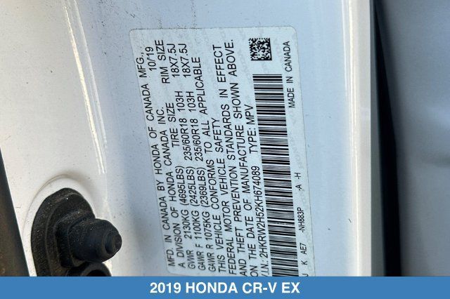 Used 2019 Honda CR-V EX image 32