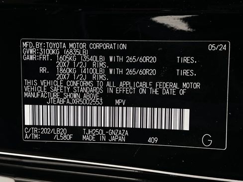 Used 2024 Toyota Land Cruiser w/ Premium Package image 23