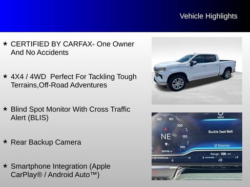 Used 2024 Chevrolet Silverado 1500 LTZ w/ LTZ Premium Package AWD/4WD image 4