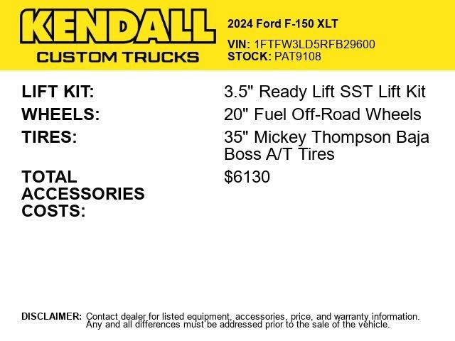 Used 2024 Ford F150 XLT w/ Equipment Group 303A High AWD/4WD image 2