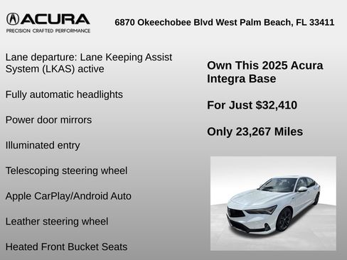Used 2025 Acura Integra A-Spec FWD image 12
