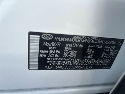 Used 2022 Hyundai Santa Fe SEL w/ Convenience + Premium Package image 35