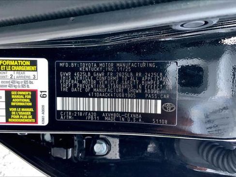 Used 2026 Toyota Camry LE FWD image 36