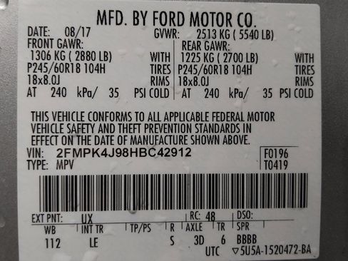 Used 2017 Ford Edge SEL w/ Equipment Group 201A AWD/4WD image 33