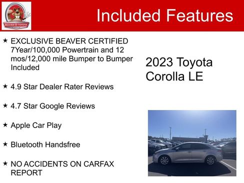 Used 2023 Toyota Corolla LE image 5