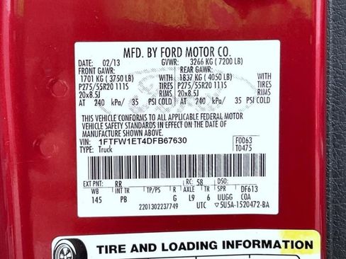 Used 2013 Ford F150 Platinum image 26