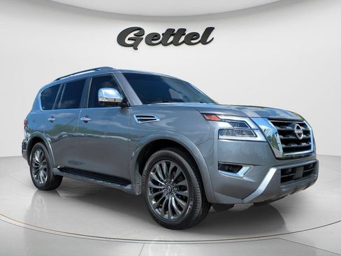 Used 2023 Nissan Armada Platinum w/ Captain's Chairs Package AWD/4WD image 3