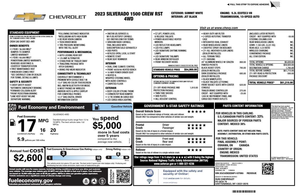Certified 2023 Chevrolet Silverado 1500 RST AWD/4WD image 4