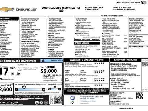 Certified 2023 Chevrolet Silverado 1500 RST AWD/4WD image 4