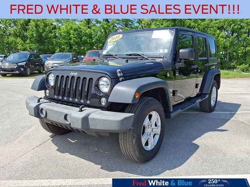 Used 2018 Jeep Wrangler Unlimited Sport AWD/4WD image 4