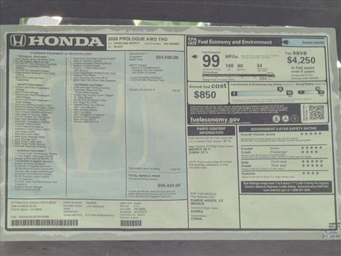 New 2026 Honda Prologue Touring image 17