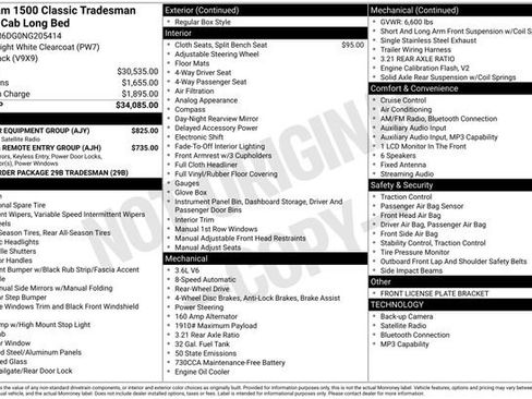 Used 2022 RAM 1500 Tradesman w/ Popular Equipment Group RWD image 2