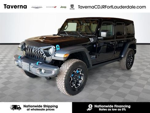 Used 2023 Jeep Wrangler Unlimited Rubicon 4xe w/ Cold Weather Group AWD/4WD image 1