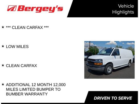 Certified 2023 Chevrolet Express 2500 w/ Driver Convenience Package RWD image 4