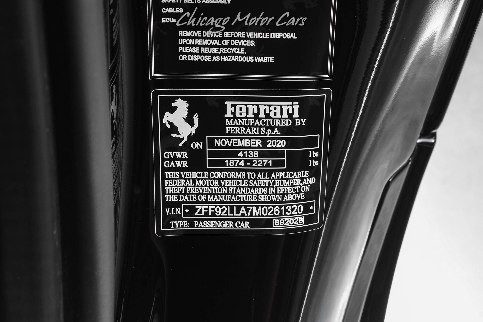 Used 2021 Ferrari F8 Tributo RWD image 59