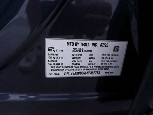 Used 2022 Tesla Model X Plaid AWD/4WD image 36
