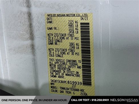 Certified 2023 Nissan Rogue SL w/ SL Premium Package image 33