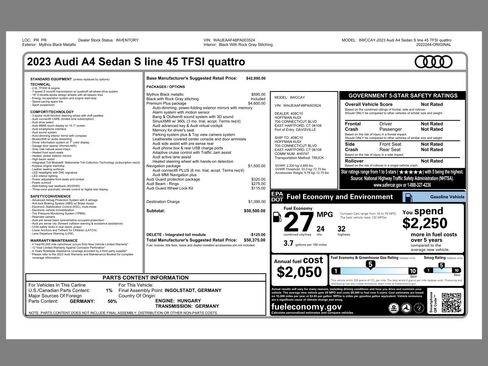 Certified 2023 Audi A4 2.0T Premium Plus image 17
