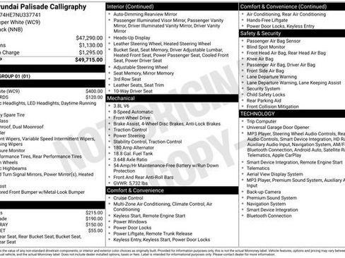 Used 2022 Hyundai Palisade Calligraphy FWD image 2
