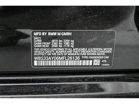 Used 2021 BMW M3 Competition w/ Executive Package image 67