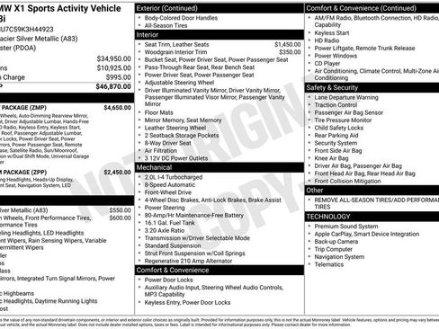 Used 2019 BMW X1 sDrive28i w/ M Sport Package FWD image 4