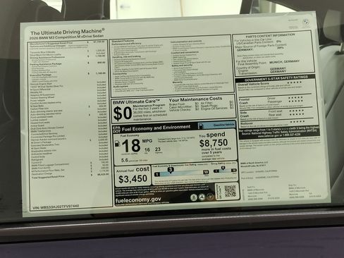 New 2026 BMW M3 Competition w/ M Driver's Package image 31