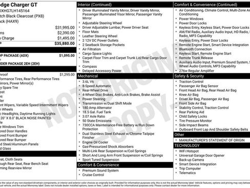 Used 2020 Dodge Charger GT w/ Blacktop Package image 33