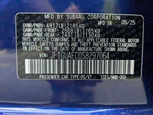 Used 2025 Subaru Impreza 2.0i Sport image 17