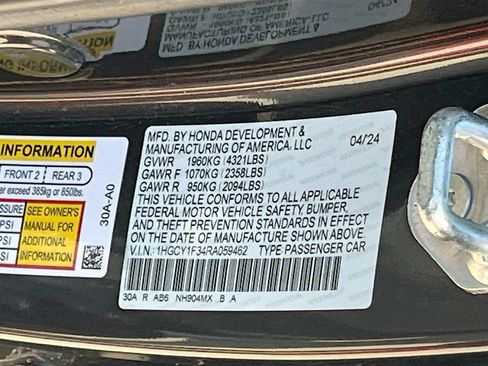 Used 2024 Honda Accord EX image 33