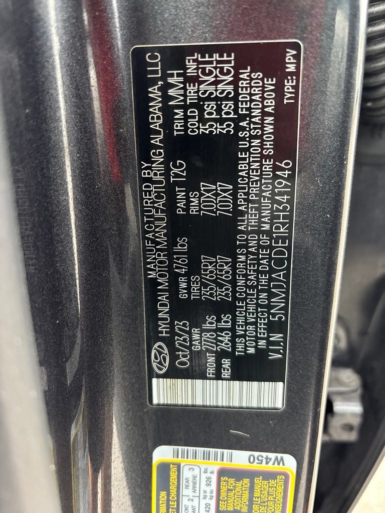 Used 2024 Hyundai Tucson SE AWD/4WD image 10