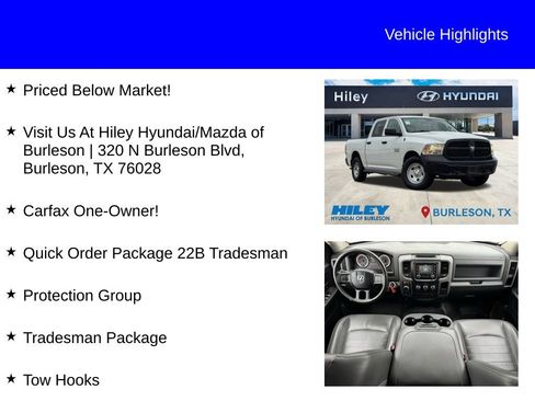 Used 2016 RAM 1500 Tradesman w/ Protection Group image 9