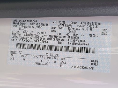 New 2026 Ford Transit 350 XL image 14