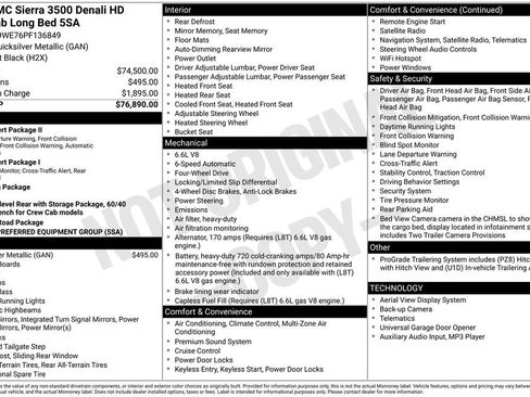 Used 2023 GMC Sierra 3500 Denali AWD/4WD image 58