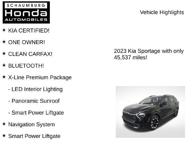 Used 2023 Kia Sportage X-Line w/ X-Line Premium Package AWD/4WD image 7
