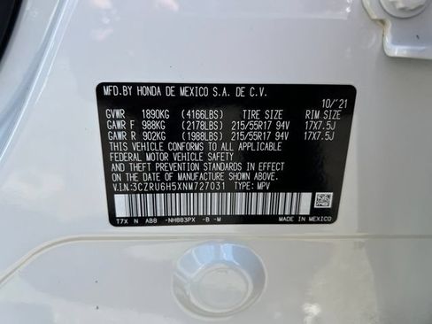 Used 2022 Honda HR-V EX image 17