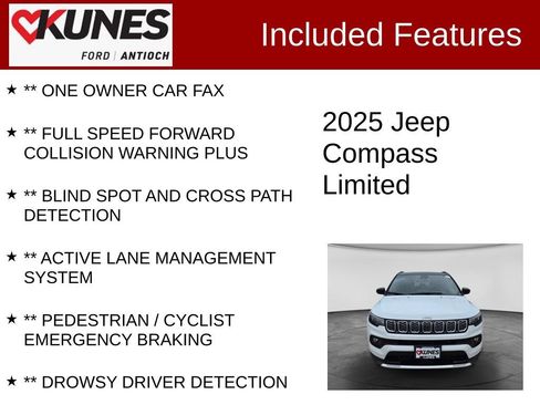 Used 2025 Jeep Compass Limited AWD/4WD image 4