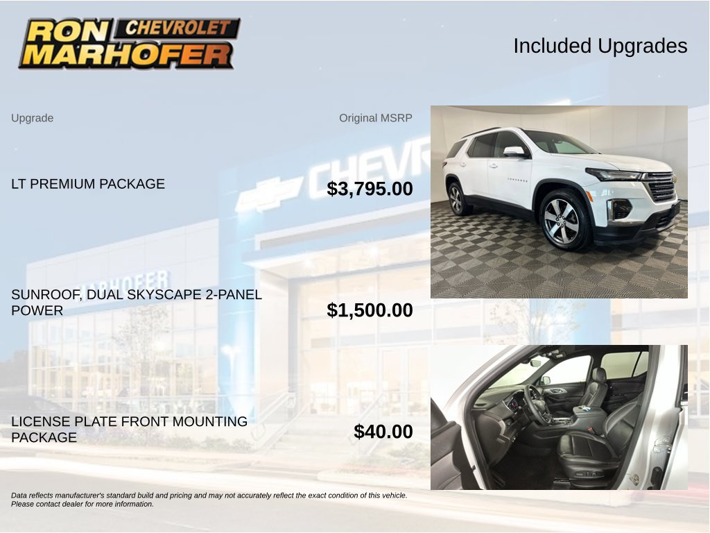 Used 2023 Chevrolet Traverse LT w/ LT Premium Package AWD/4WD image 6