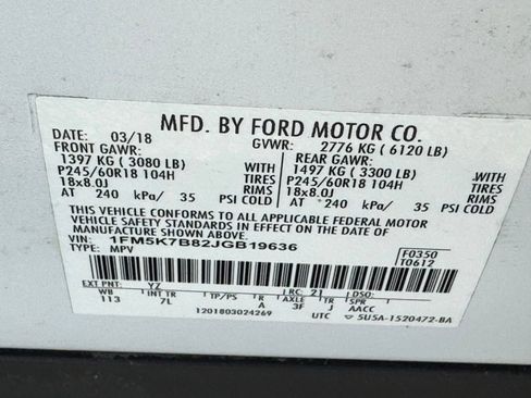 Used 2018 Ford Explorer FWD image 38