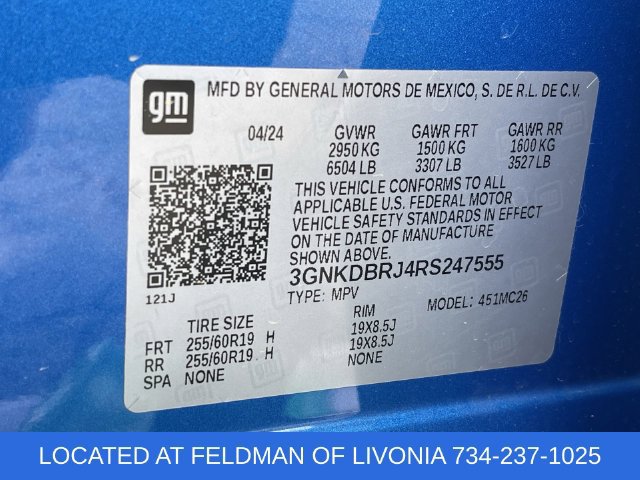Used 2024 Chevrolet Blazer EV LT AWD/4WD image 33