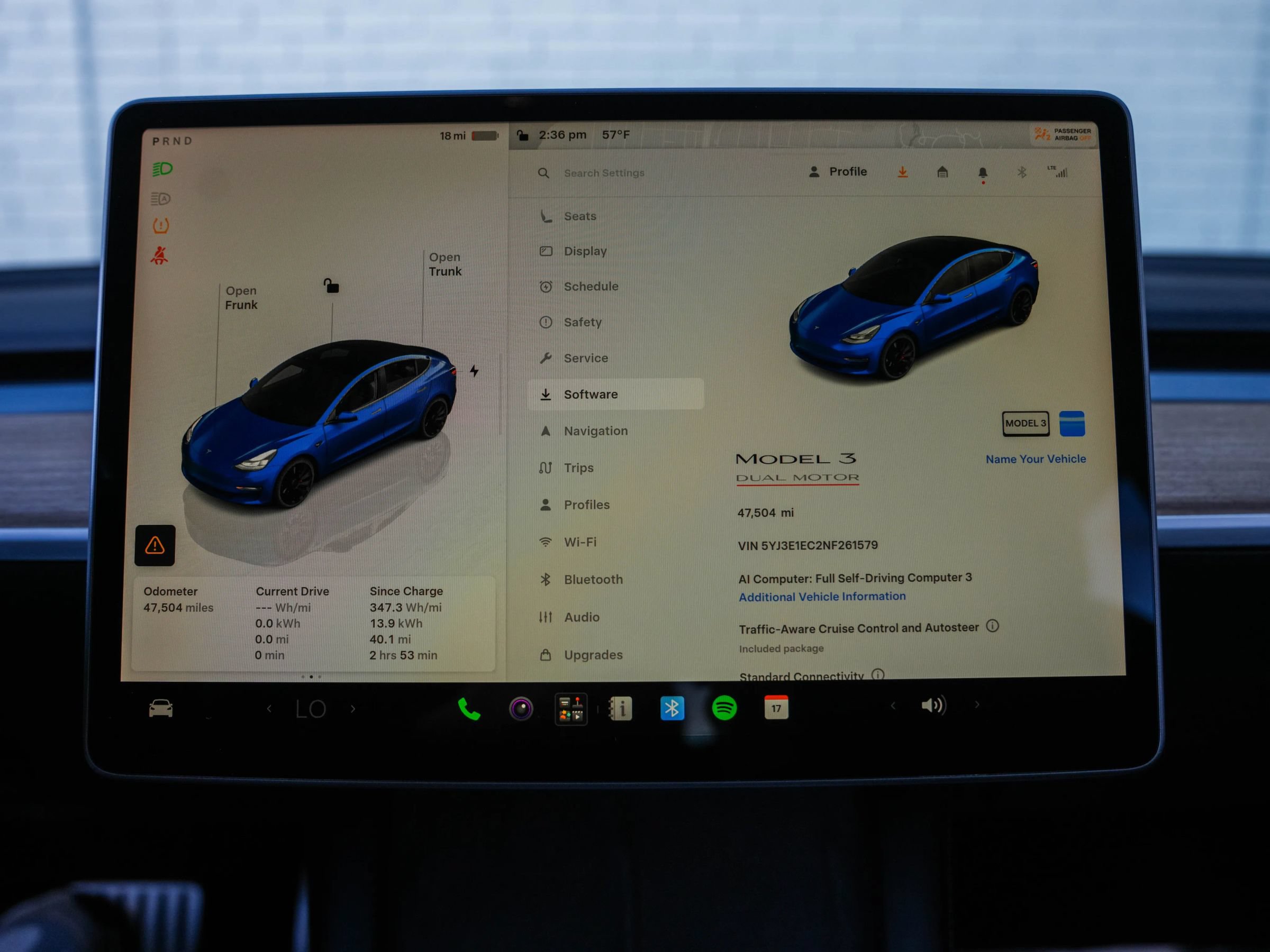 Used 2022 Tesla Model 3 Performance AWD/4WD image 18