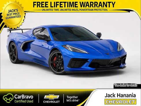 Used 2023 Chevrolet Corvette Stingray Premium Cpe w/ Z51 Performance Package RWD image 1