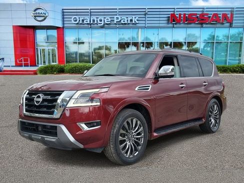 Used 2023 Nissan Armada Platinum w/ Captain's Chairs Package image 2