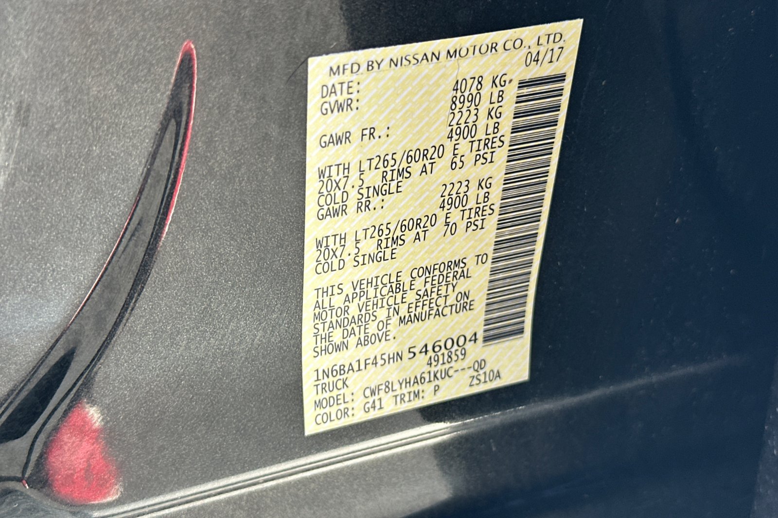 Used 2017 Nissan Titan Platinum Reserve AWD/4WD image 27